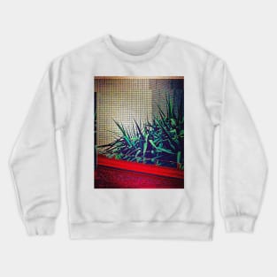 Abstract Glitch Palms ††† Nihilist Aesthetic Design Crewneck Sweatshirt